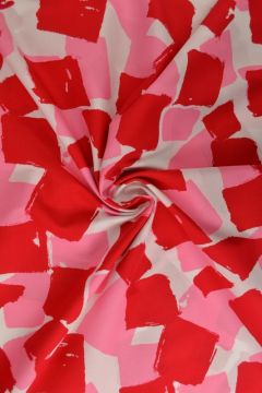 Katoen - Red/Pink Blocks