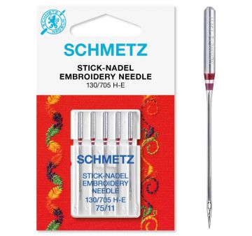 Schmetz embroidery 75/11