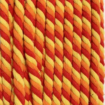 Gedraaid Koord 15-17mm - Yellow/Orange/Red