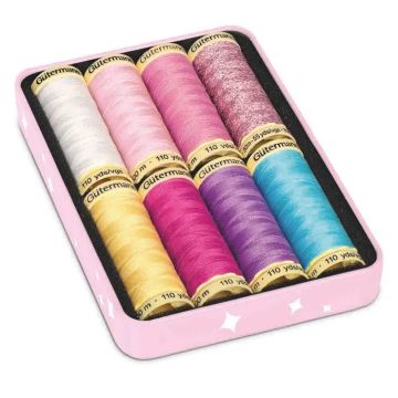 gutermann naaigarenbox cute and pink