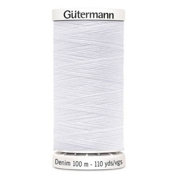  Gütermann Denim-1005 White