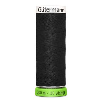 Zwart garen rPET Gutermann 