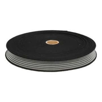 gaaselastiek zwart 20mm