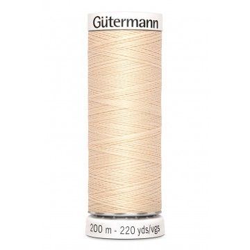 Gütermann 200 meter naaigaren - warm creme