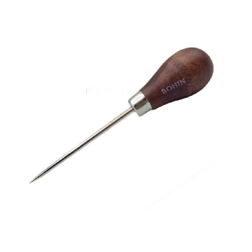Bohin - Priem met houten handvat - 11cm