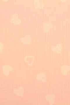 Hydrofiel Stof - Lovely Hearts Light pink