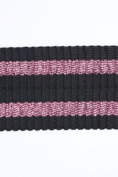 Pink Lurex Stripes