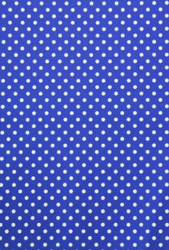 Lycra - Bright Blue Dots