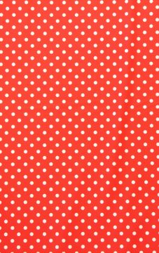 Lycra - Bright Red Dots
