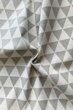 Katoen Canvas - Grey Triangle