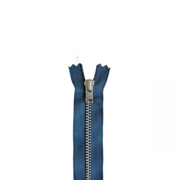 YKK - Broek Rits Niet Deelbaar - 12cm - Steelblue 