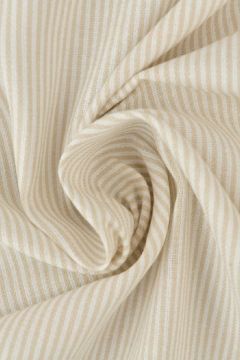 Linnenlook Strepen - Mini Beige