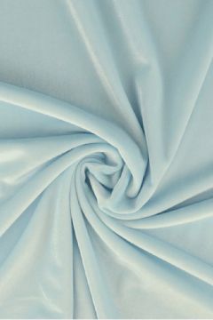Lycra Velours 05 - Licht Blauw