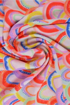 Lycra - Bright Colored Rainbows