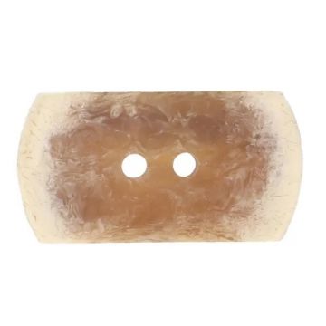 Knoop Milward - 2-gaats Houtlook Ovaal 2 stuks - 22mm