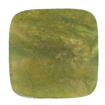 Knoop Milward - vierkant Fris olijf 5 stuks - 23mm