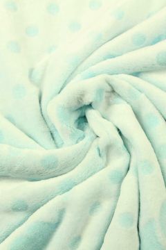 Knuffelfleece - Elephant Turquoise