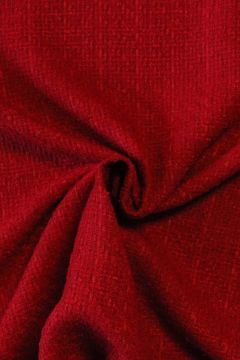 bouclé - Ruit Rood