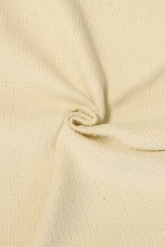 bouclé - Wollig Geweven Creme