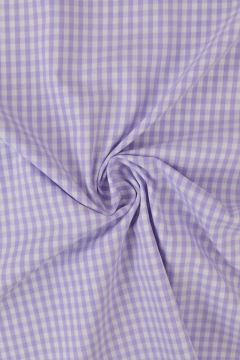 Blousestof - Ruitje Lila