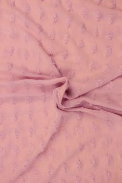 Chiffon Dots - Salmon Pink