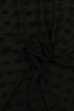 Chiffon Dots - Black