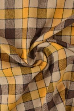 Flanel Ruiten - Ocher/Brown/Beige