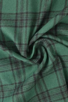 Flanel Ruiten - Forest Green/Black