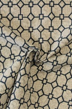 Jacquard Gobelin - Blue/ Light grey Design