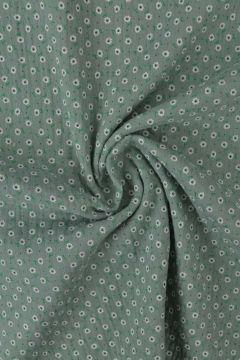 Hydrofiel - Sunny Flowers - Vintage Green