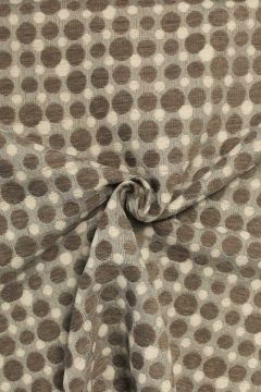 Jacquard Gobelin - Grey and White Dots