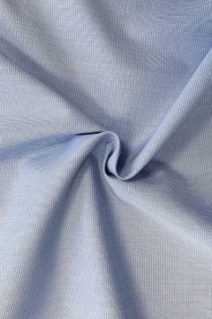 Blousestof - Micro Ruitje - Licht Blauw