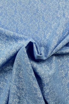 Lace - Flowers on Heavenly Blue