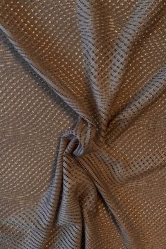 Lace - Taupe/Brown Waves Lines
