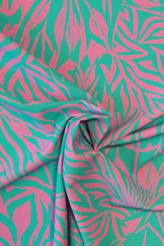 Lycra - Pink and Turquoise Art