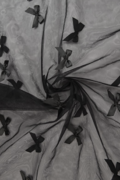 Mesh - Bow Tie - Black