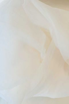 Brandvertragende Tule - 300cm - Ivory