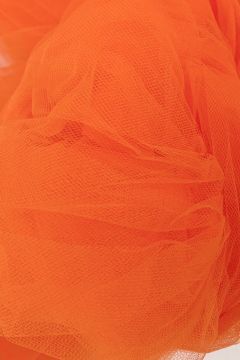 Brandvertragende Tule - 300cm - Dark Orange