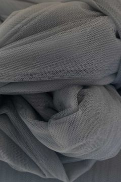 Brandvertragende Tule - 300cm - Dark Grey