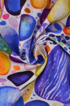 Viscose - Gemstones Purple/Blue