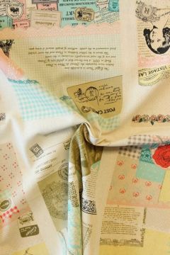 Katoen Canvas - Vintage Postcards