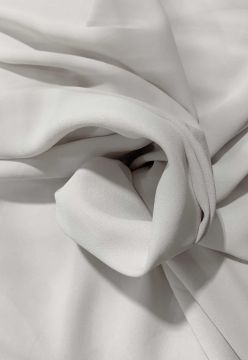 Chiffon/Crepe - Pale Grey