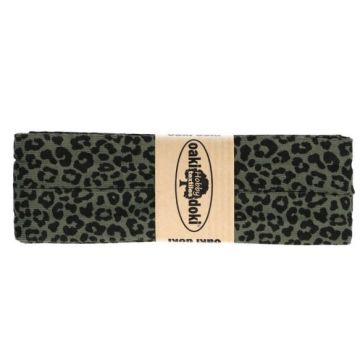 Oaki Doki Biaisband Tricot - Leopard - Army Green