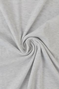 Rib Jersey - Soft Light Grey