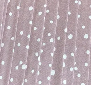 Oaki Doki Katoen Biaisband - Dots Old Pink - 2m