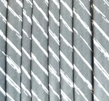 Biaisband - 2m - Stripes - Grey