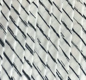 Biaisband - 2m - Stripes - White