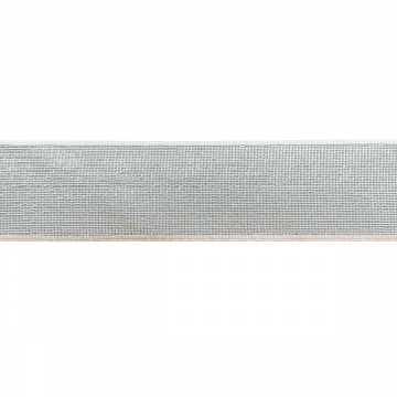 Elastiek Soft Glittery - White/Silver - 40 mm