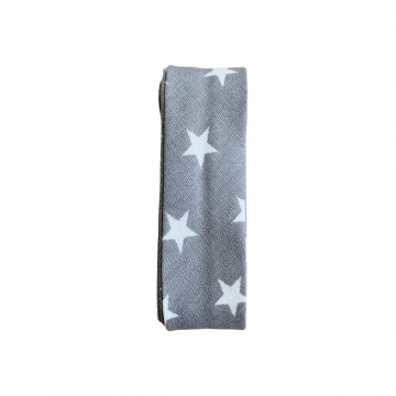 Oaki Doki Biaisband Spring Collection - Stars Grey