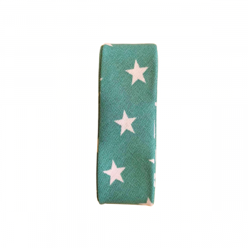 Oaki Doki Biaisband Spring Collection - Stars Vintage Green